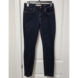 Gap 1969 True Skinny Curvy Jeans Womens 28R (28x26.5) Blue Mid-Rise Stretch VGUC